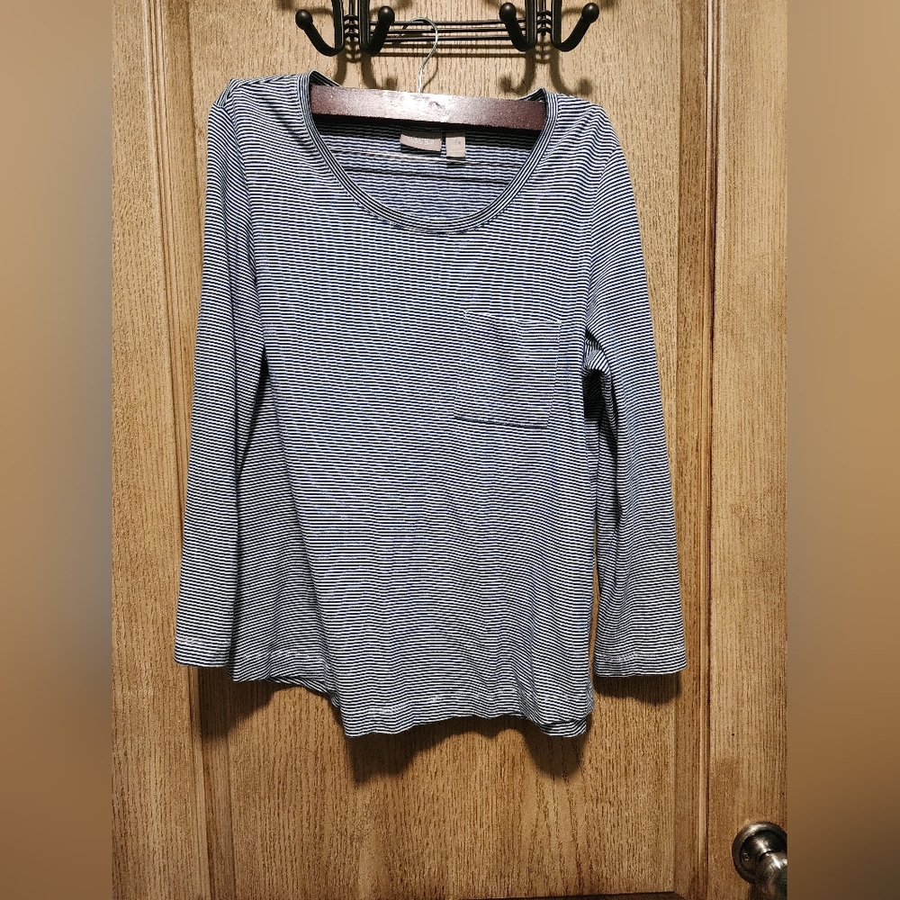 Chinos Striped Long Sleeve Blouse